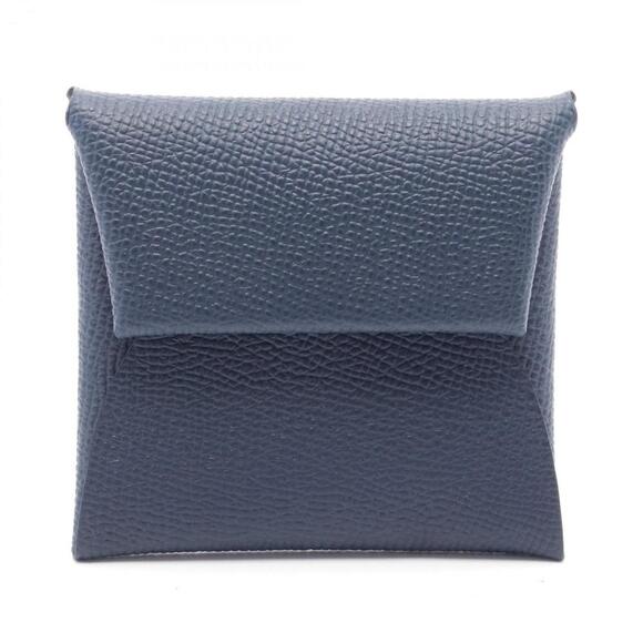 HERMES Blue Leather Wallet - Picture 1 of 6